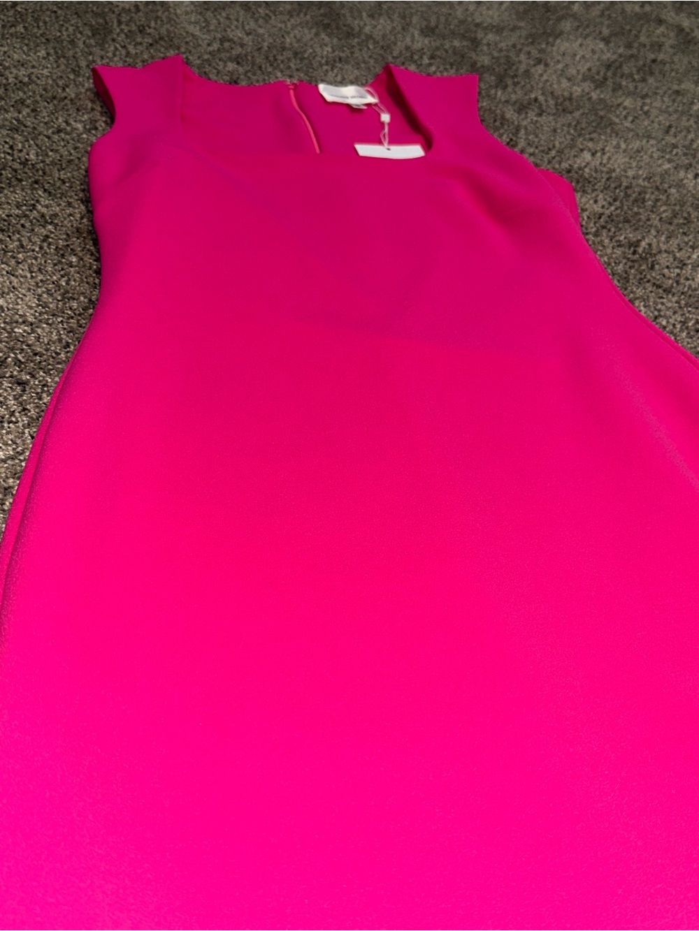 Lavender Brown NWT Fuchsia Scoop Neck Bodycon Dress Women’s Size Small AYQ2215 - Picture 5 of 13